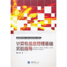 《计算机信息管理基础实验指导曾一》[56M]百度网盘|pdf下载|亲测有效