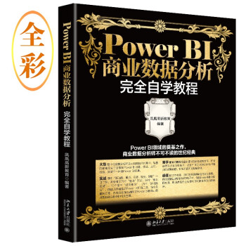 《PowerBI商业数据分析完全自学教程》[53M]百度网盘|pdf下载|亲测有效