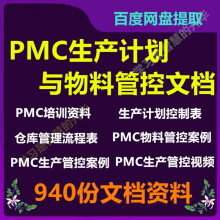 《PMC生产计划与物料控制PPT生产运作管理培训教程仓库物料管理流程U盘实物发货》[52M]百度网盘|亲测有效|pdf下载