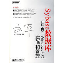《Sybase数据库在UNIX、Windows上的实施和管理文平,杨丽英》[58M]百度网盘|亲测有效|pdf下载
