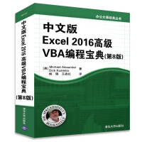 中文版Excel 2016高级VBA编程宝典（第8版）（办公大师经典丛书）pdf下载pdf下载