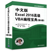 《中文版Excel 2016高级VBA编程宝典（第8版）（办公大师经典丛书）》[31M]百度网盘|亲测有效|pdf下载