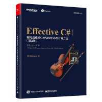 《Effective C#编写高质量C#代码的50条有效方法 第3版英文版 C#编程基》[30M]百度网盘|亲测有效|pdf下载