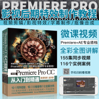 Premiere Pro CC从入门到精通 PR教程书籍(全彩印 高清视频版)pr 书籍 pr教程pdf下载pdf下载