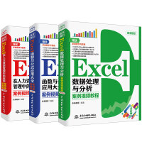Excel综合应用案例教程：数据处理与分析+函数与公式+人力资源管理（全彩插画+视频讲解）（套装共3册）pdf下载pdf下载